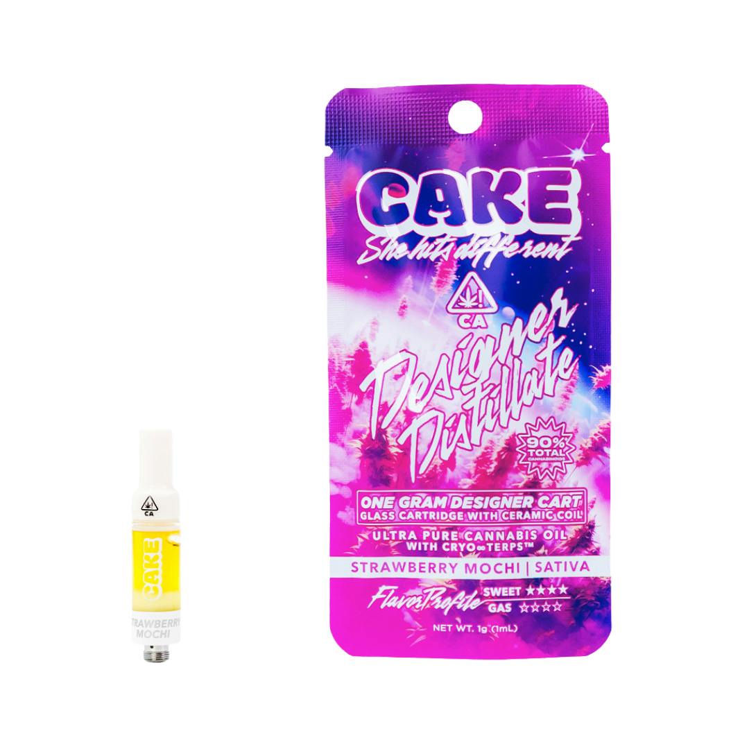 STRAWBERRY MOCHI DESIGNER DISTILLATE CARTRIDGE