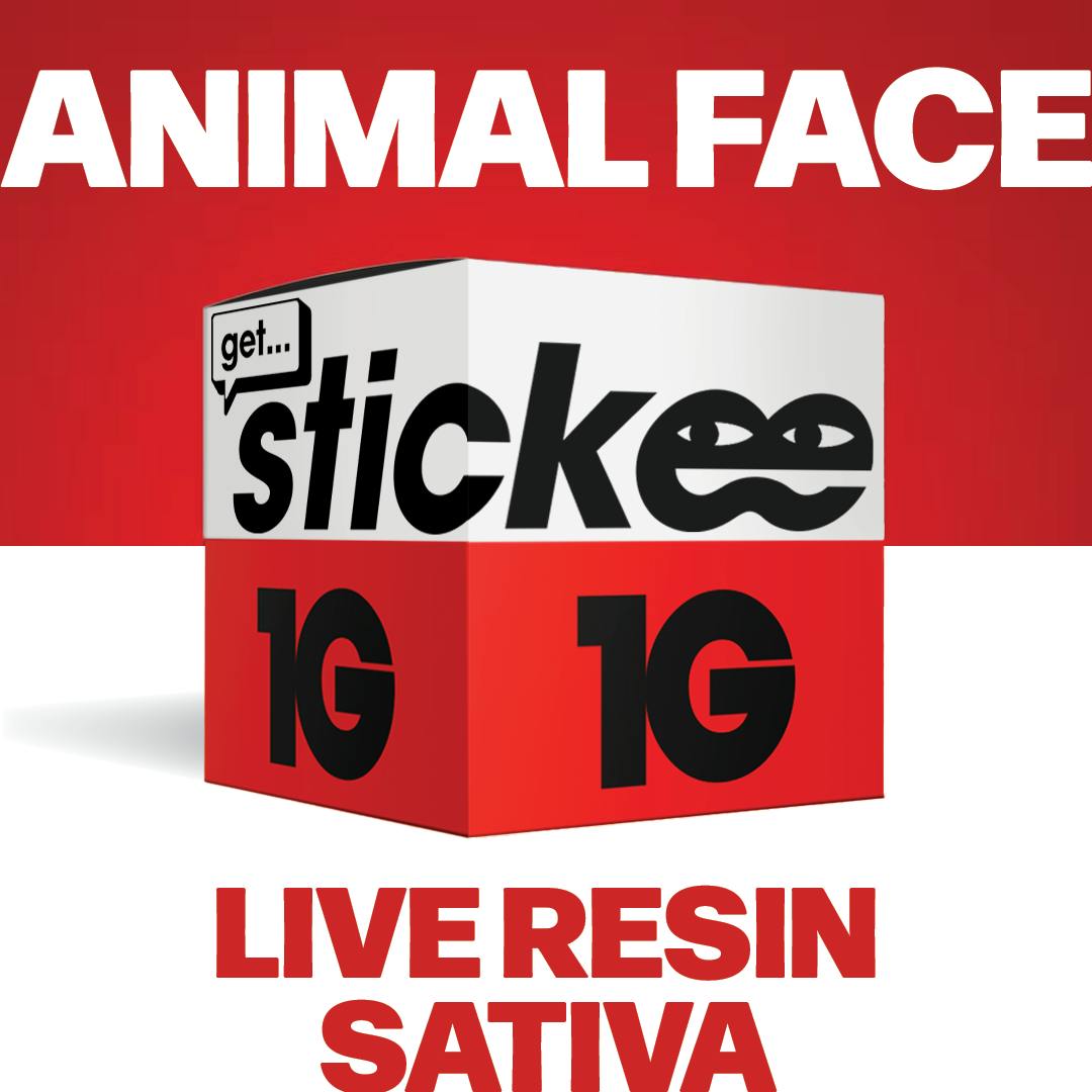 Product: STICKEE | Animal Face | 1G | Live Resin Concentrate