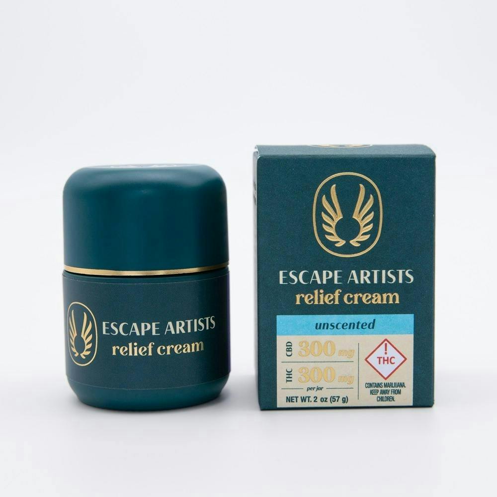 Product: Escape Artist | 2oz Lotion - Unscented - 300mg:300mg CBD:THC