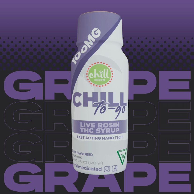 Chill Medicated | 200mg To Go Syrup | Grape