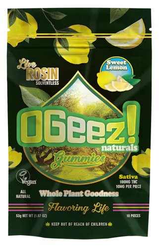 Vegan Sweet Lemon Live Rosin – 100mg-active