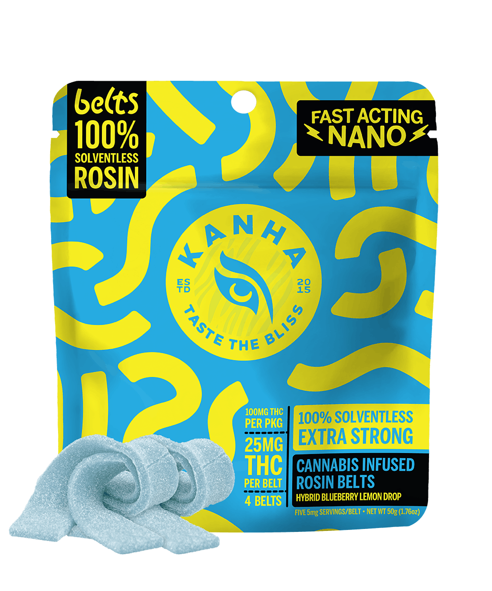 Blueberry Lemon Drop Solventless Rosin Belts 4-pack