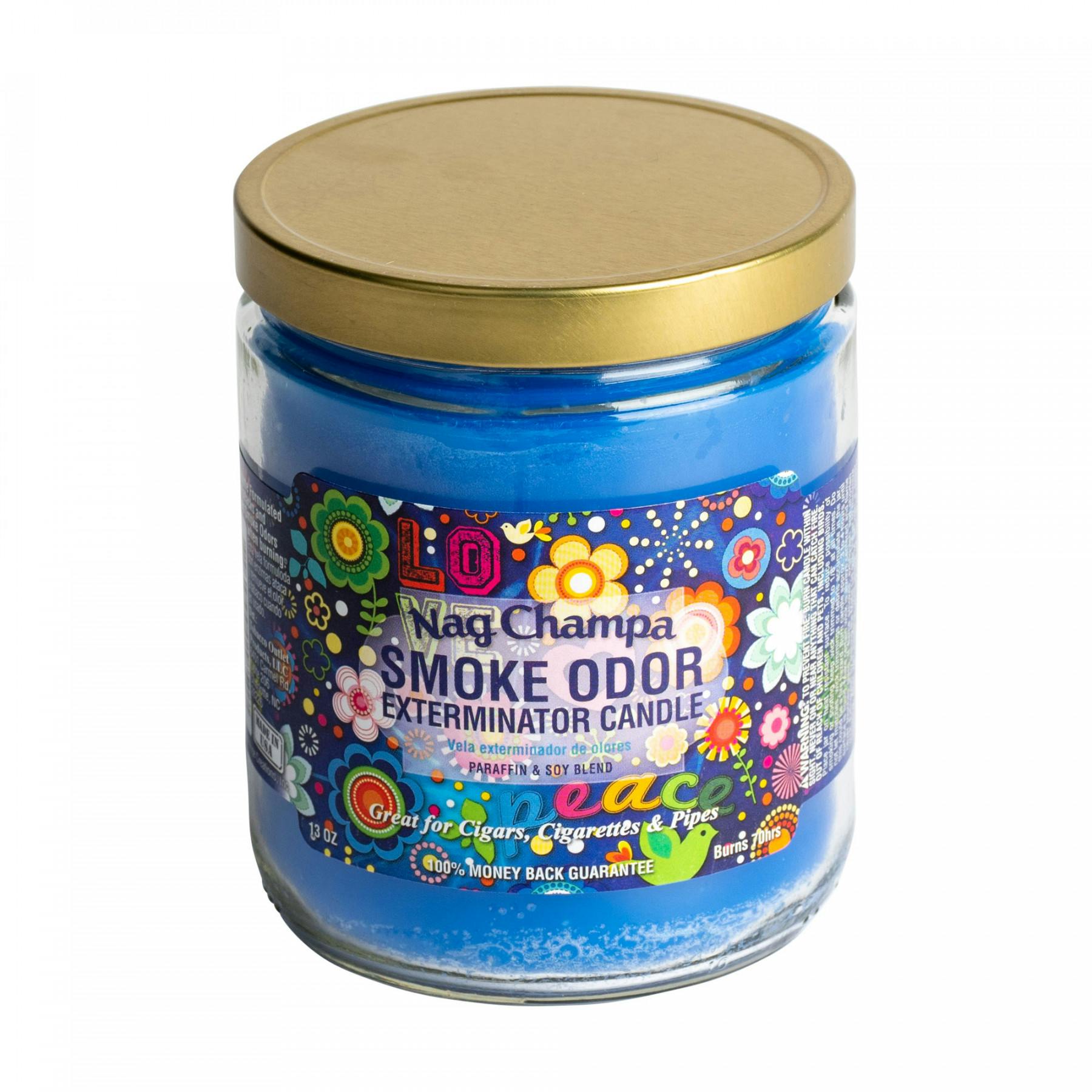 Smoke Odor Exterminator | 13oz Glass Jar Candle - Nag Champa