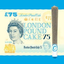 Pre-Roll | Cookies | London Pound Cake 75- Infused Pre-Roll  | 1g