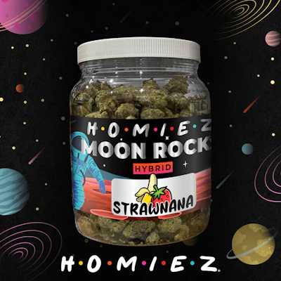 DELI Infused - Strawnana Moonrocks - FLOWER by HOMIEZ at King of Budz