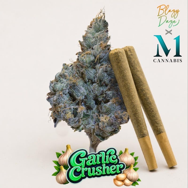 Product Blazy Daze - Garlic Crusher Pre-Roll 0.5g 2pk (1g)