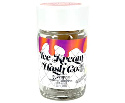 Product: Ice Kream Hash Co. | Superpop Single Scoop Rosin Infused Pre-Roll 3pk | 1.5g