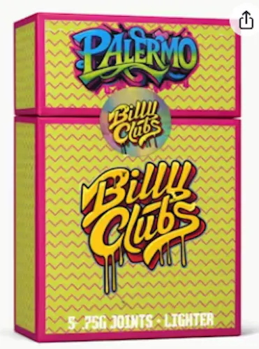 BILLY CLUBS | PALERMO | PRE-ROLLS | 3.75G(5PK)-active