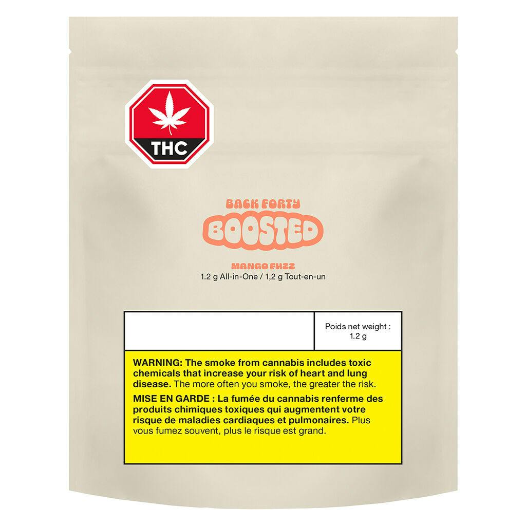 Back Forty - Mango Fuzz BOOSTED AIO Vape