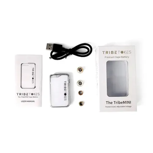 TribeMini White – 510 Battery (Variable)-1