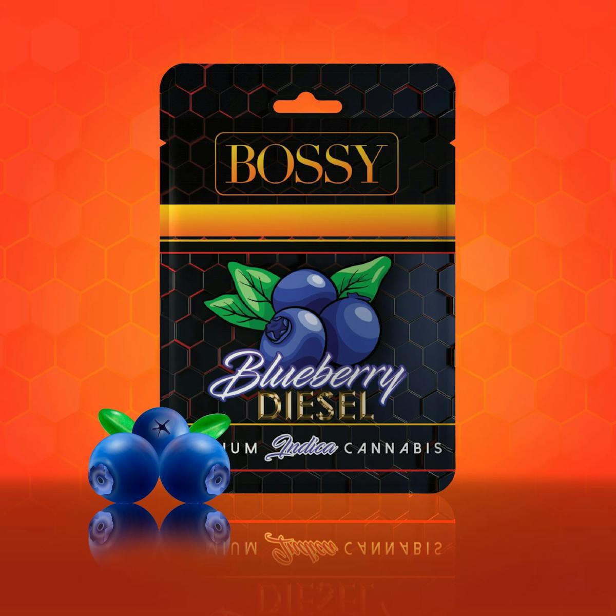 Photo of Bossy Cartridge | Blueberry Diesel (Indica)