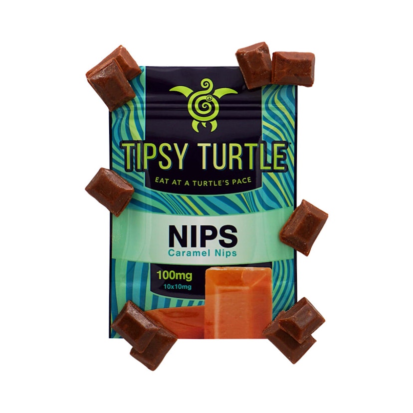Tipsy Turtle Edibles: Caramel Nips 100mg