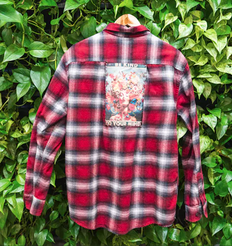 Limited Edition Cannabis Flannel – XL-active