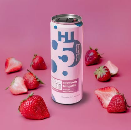 Image of Hi5 - 100mg - Edibles - Beverages - Strawberry Margarita Seltzer - (H) - 4pk product