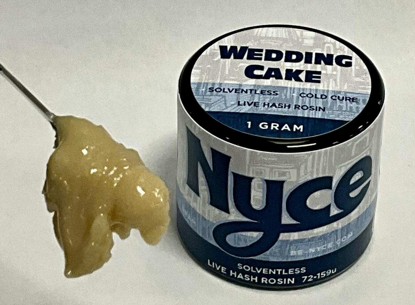 Wedding Cake Cold Cure Hash Rosin | Nyce