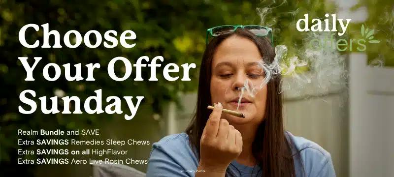 Choose one of the M-F daily deals to use on Sunday!
