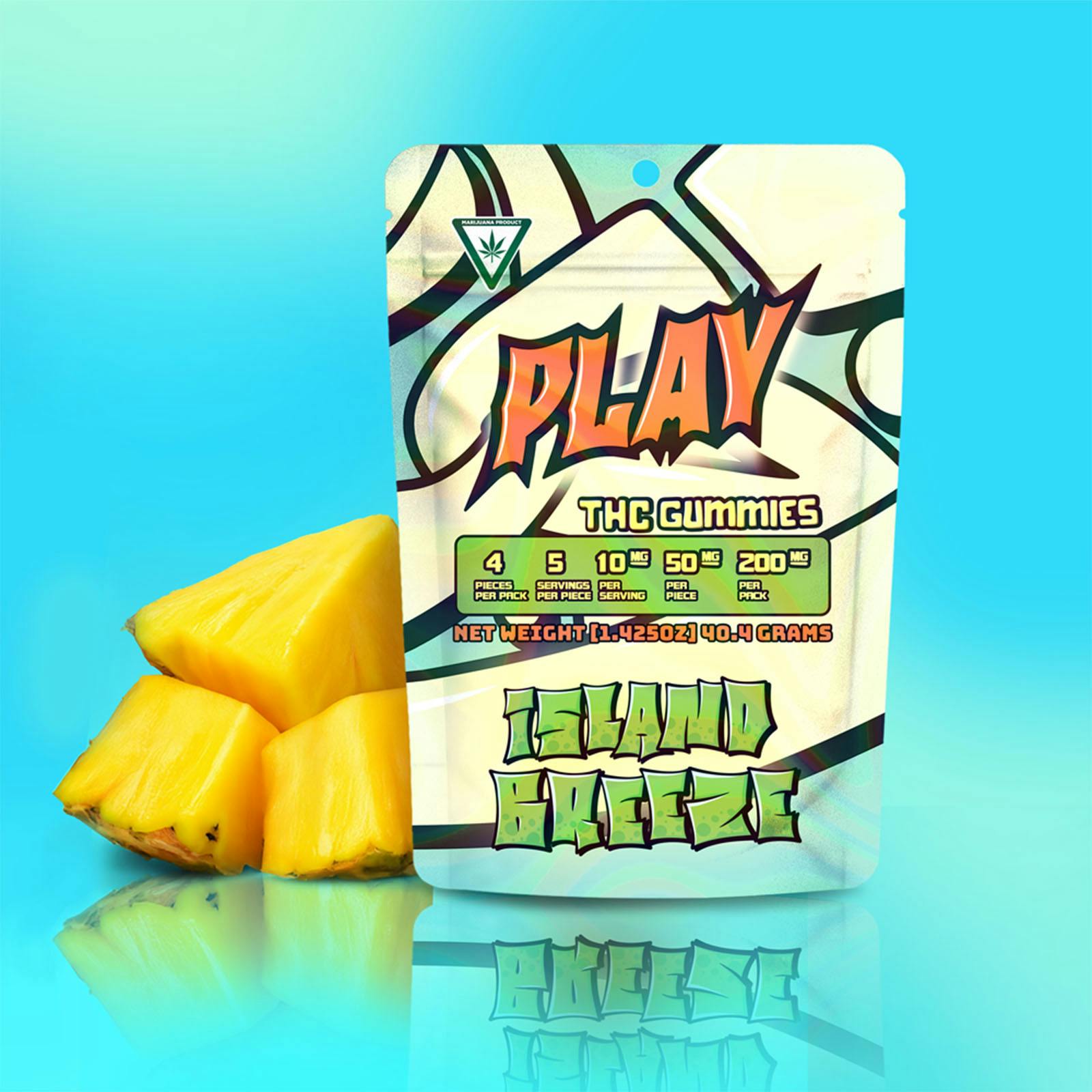 PLAY - 200mg High Dose Gummies - Island Breeze