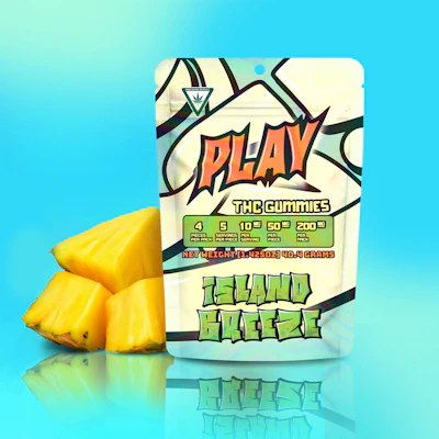 PLAY - 200mg High Dose Gummies - Island Breeze