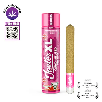 Jeeter - 2g Quad Infused Preroll - Strawberry Shortcake - PRE_ROLLS by Jeeter at King of Budz
