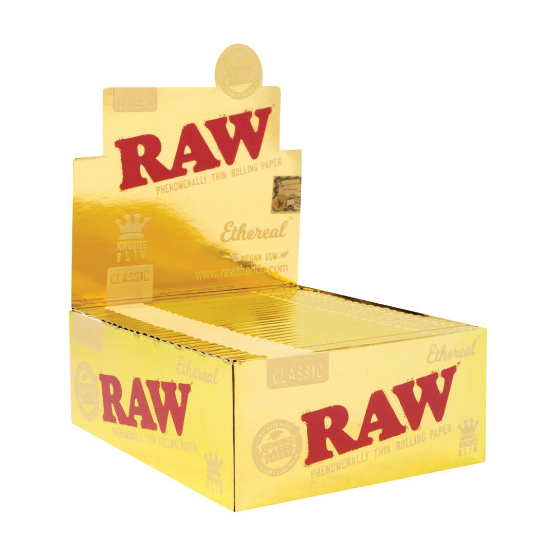 RAW Ethereal Rolling Papers  King Size WIDE
