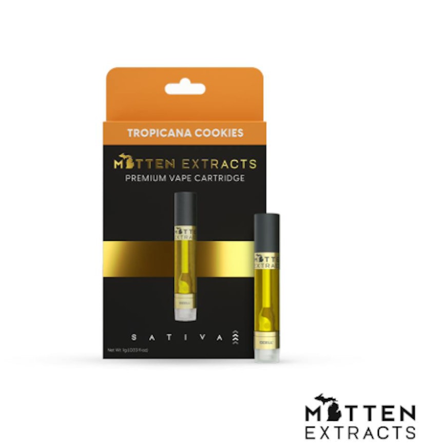 Mitten Extracts Cartridge | Tropicana Cookies (Sativa)