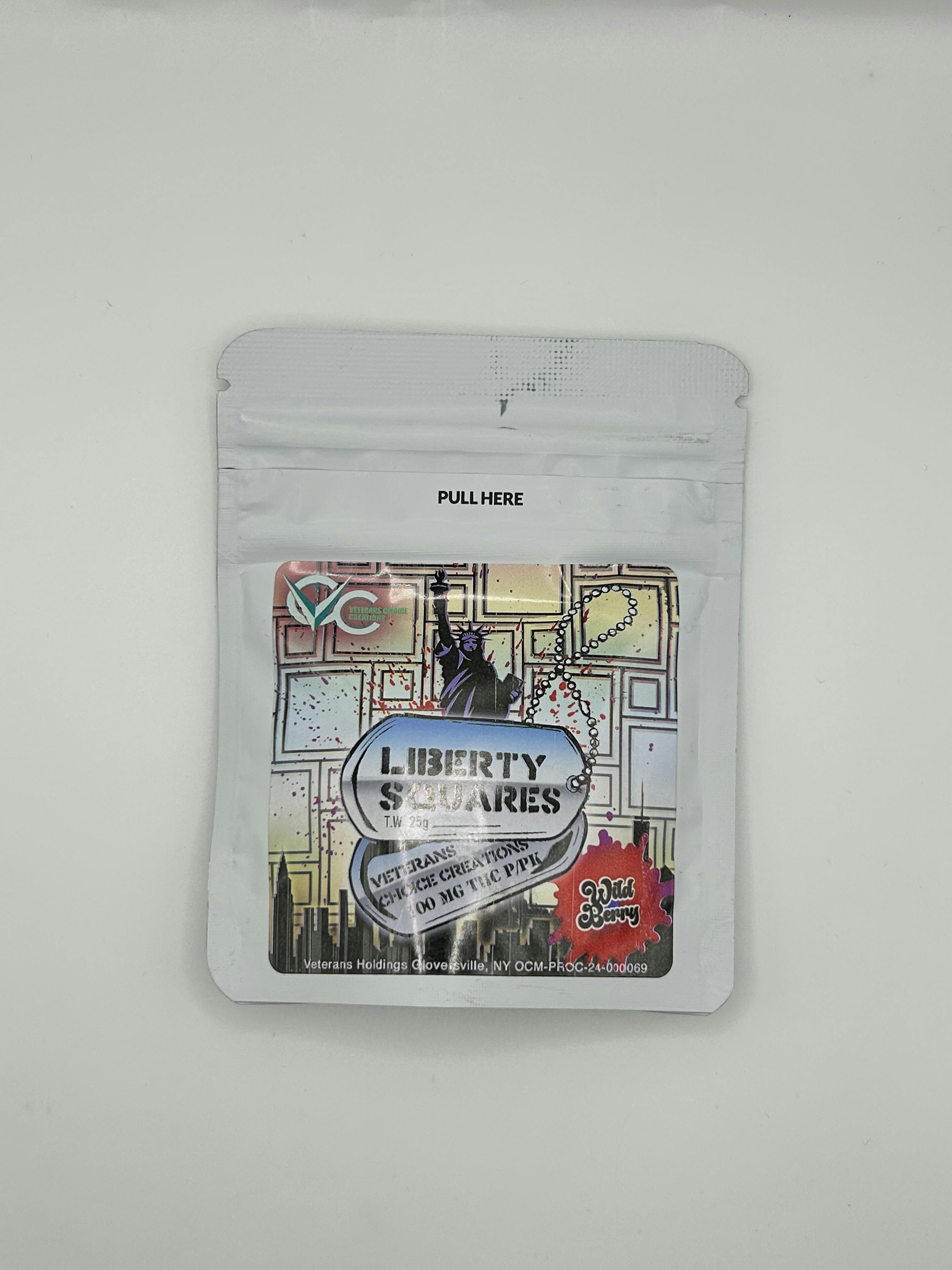 Photo of Liberty Squares | Wild Berry | 100mg