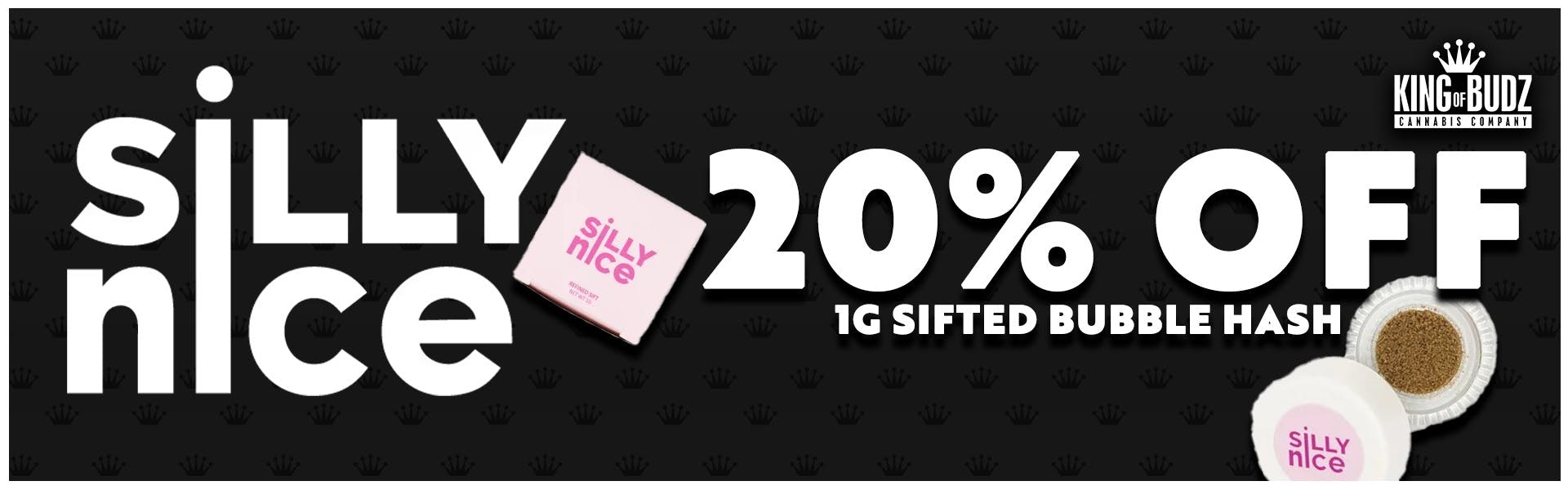 Silly Nice - 1g Sifted Bubble Hash - 20 Percent OFF