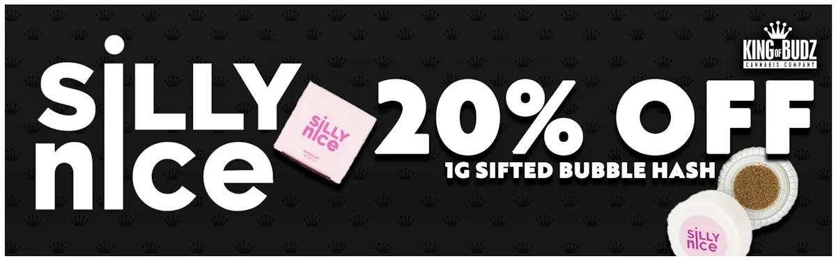Silly Nice - 1g Sifted Bubble Hash - 20 Percent OFF