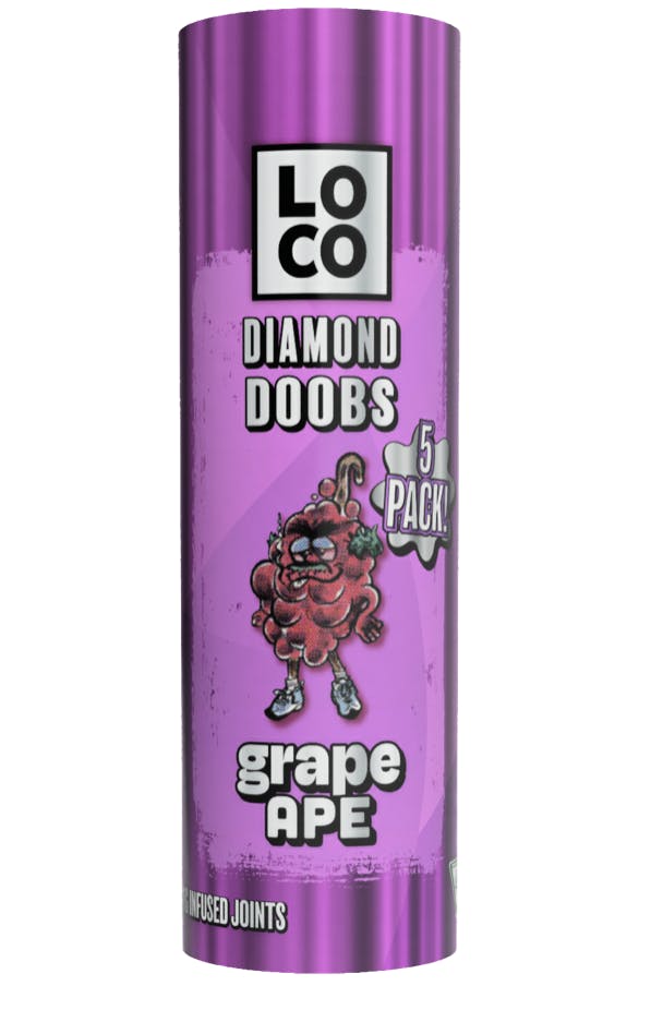 LOCO | Infused Pre-Roll 5-Pack - Grape Ape - 5g