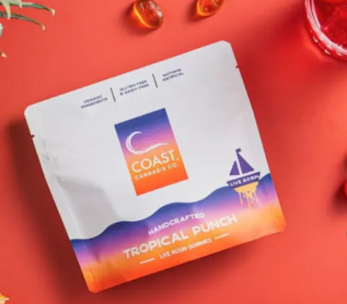 Live Rosin I Tropical Punch Gummies 100mg-1