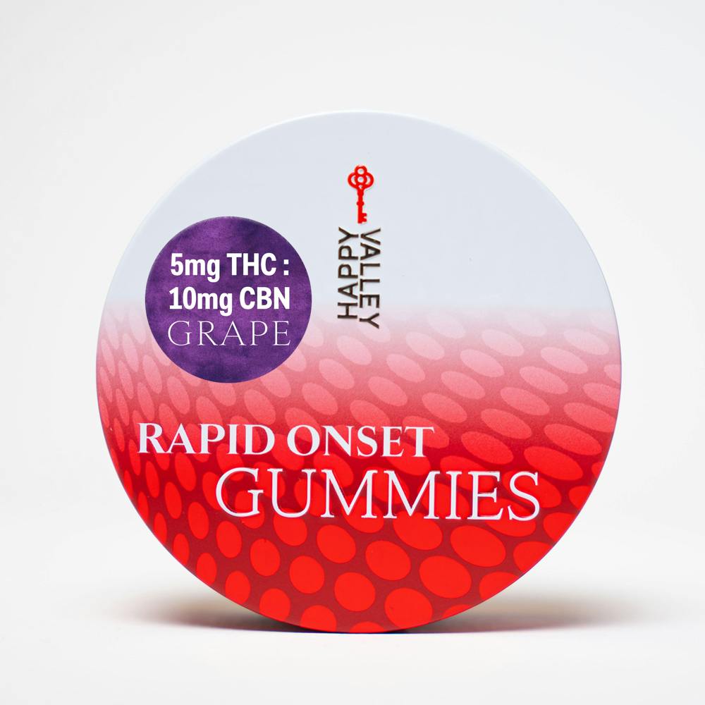 Gummies Rapid Onset 100mg CBN:THC 2:1 Grape
