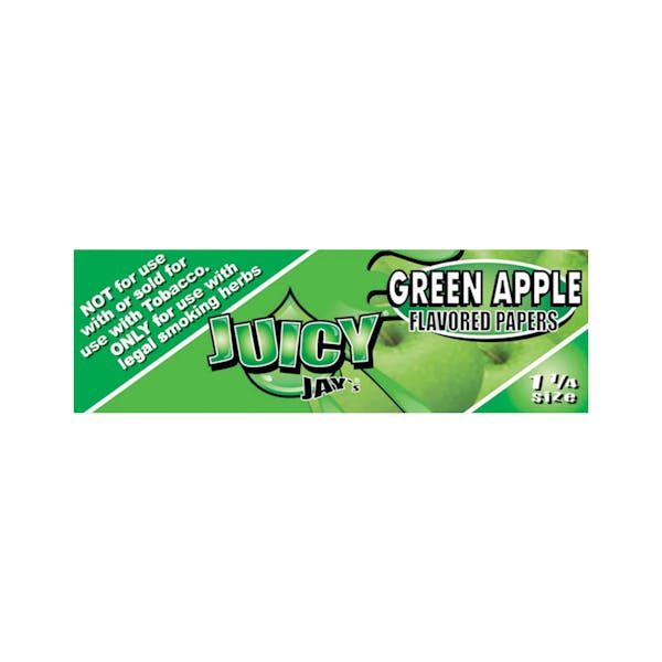Juicy Jay's Green Apple 1 ¼" Rolling Papers Bloom Brothers