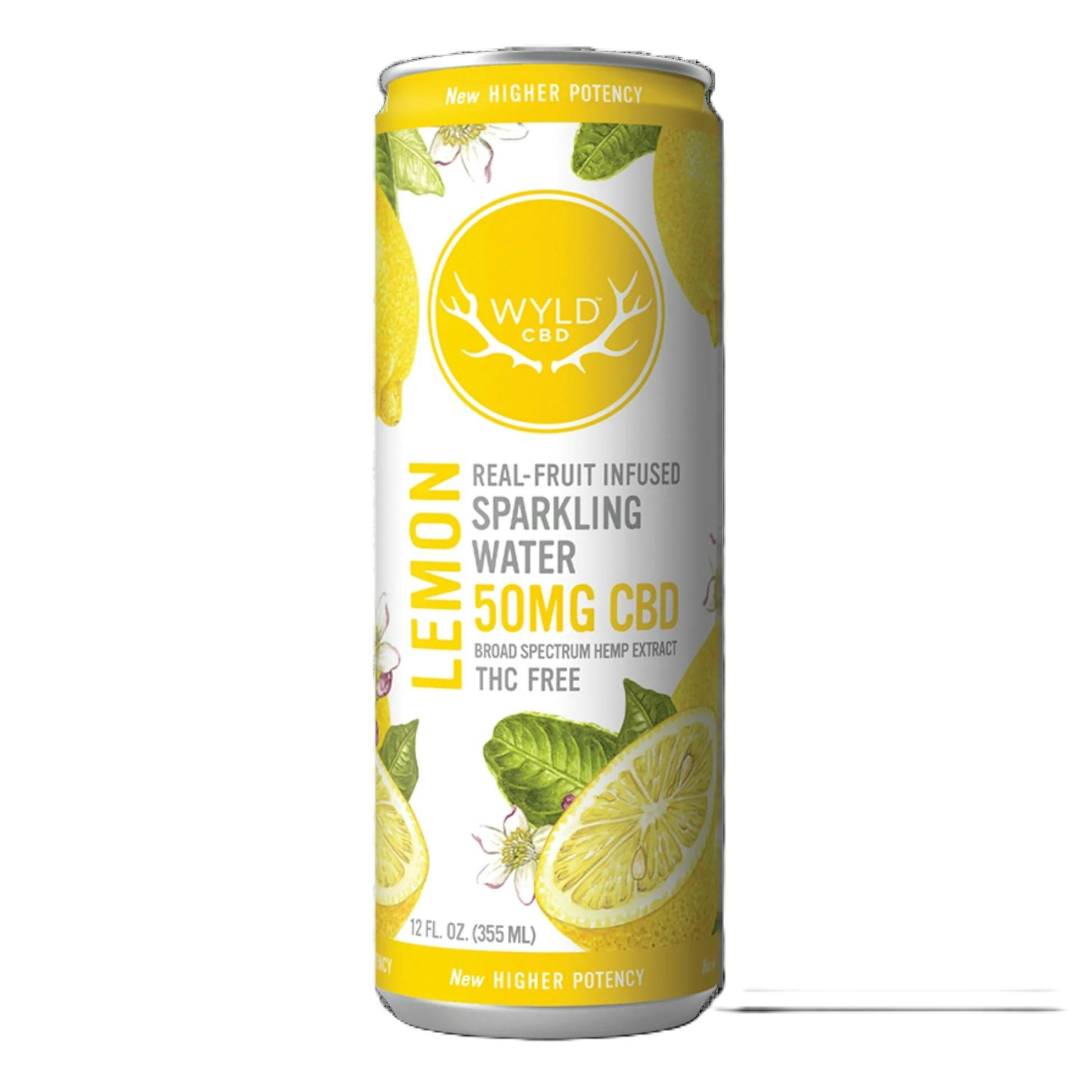 Wyld 50mg CBD Sparkling Water Lemon