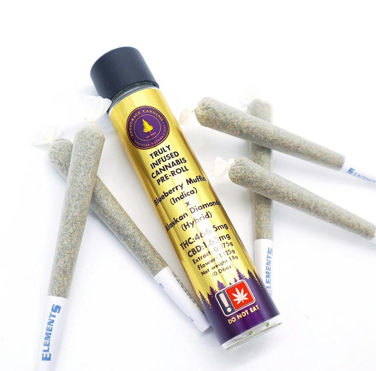 Photo of Stunna Berries x Apricot Wine Live Resin Infused Pre Roll (Entourage)