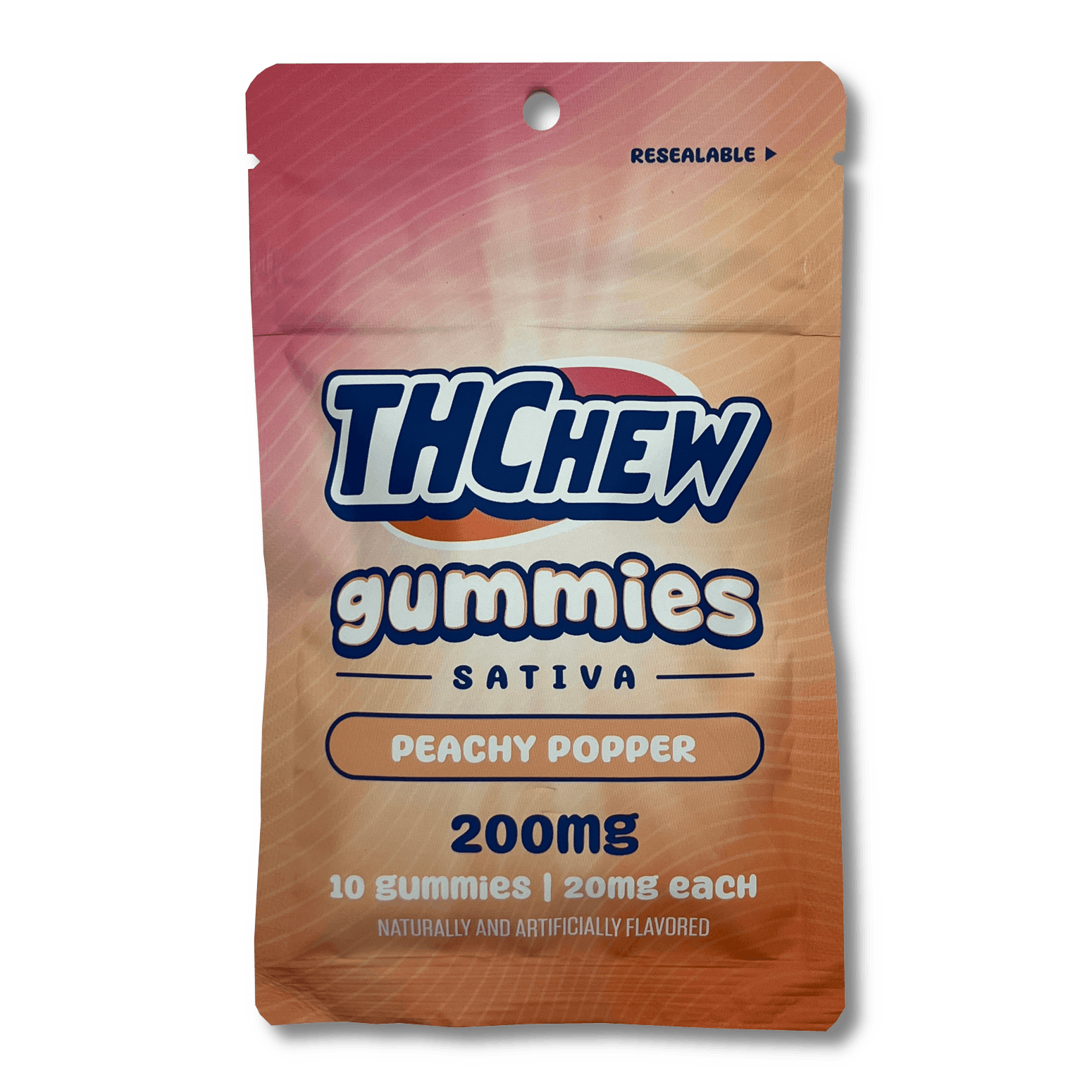 Product: THChew | Gummies - 200mg - Peachy Popper