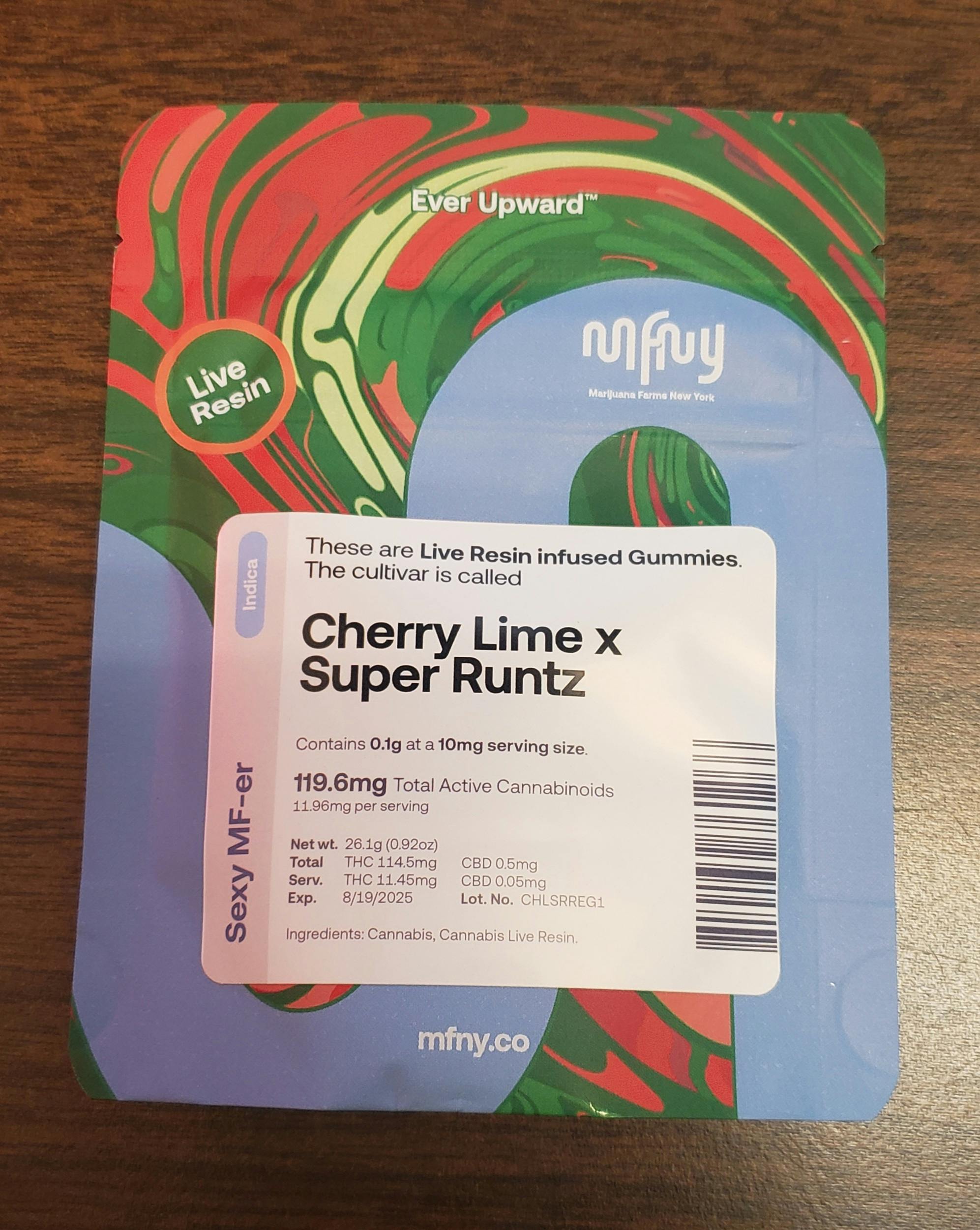 Cherry Lime x Super Runtz | Live Resin Gummies-1