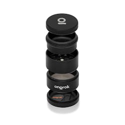 Ongrok | 5pc Grinder w/ Storage - Black #002bk