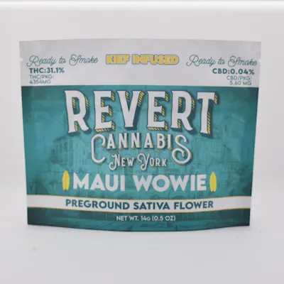 Revert | Maui Wowie | Kief Infused Ground Flower | Sativa | Valley