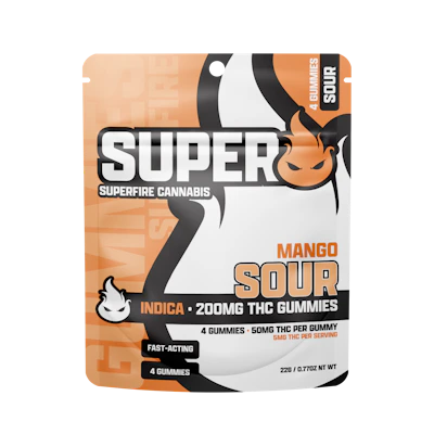 Superfire - 200mg Gummies - Sour Mango