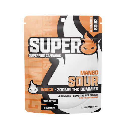 Superfire - 200mg Gummies - Sour Mango