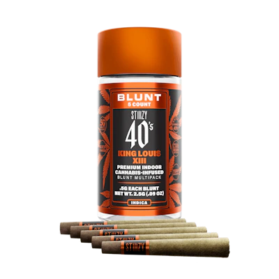 Stiiizy - 5-Pack .5g Live Resin Infused Blunts - King Louis XIII