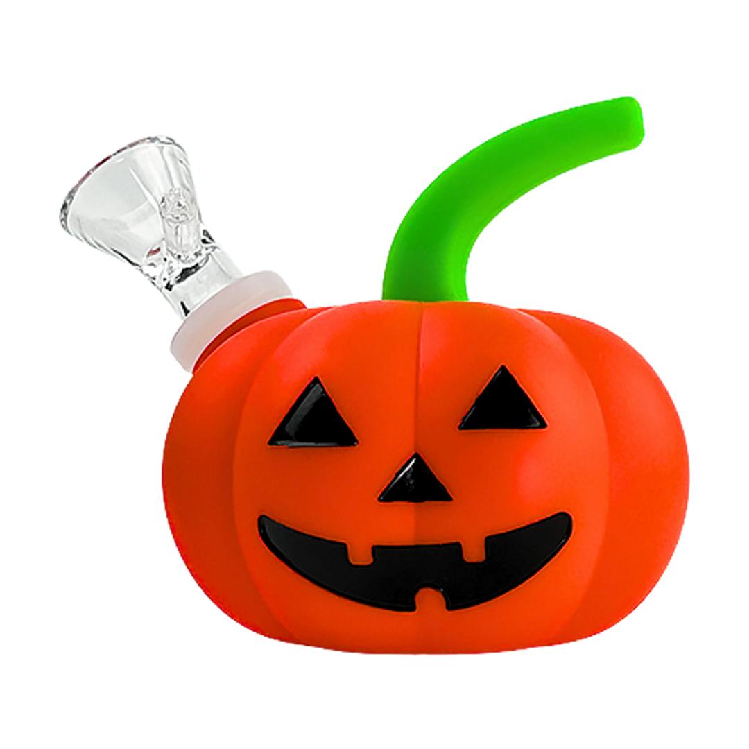 JACK O LANTERN SILICONE BONG 4.5