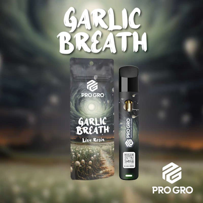 Garlic Breath Live Resin Disposable | 1g - DISPOSABLES by Pro Gro at King of Budz