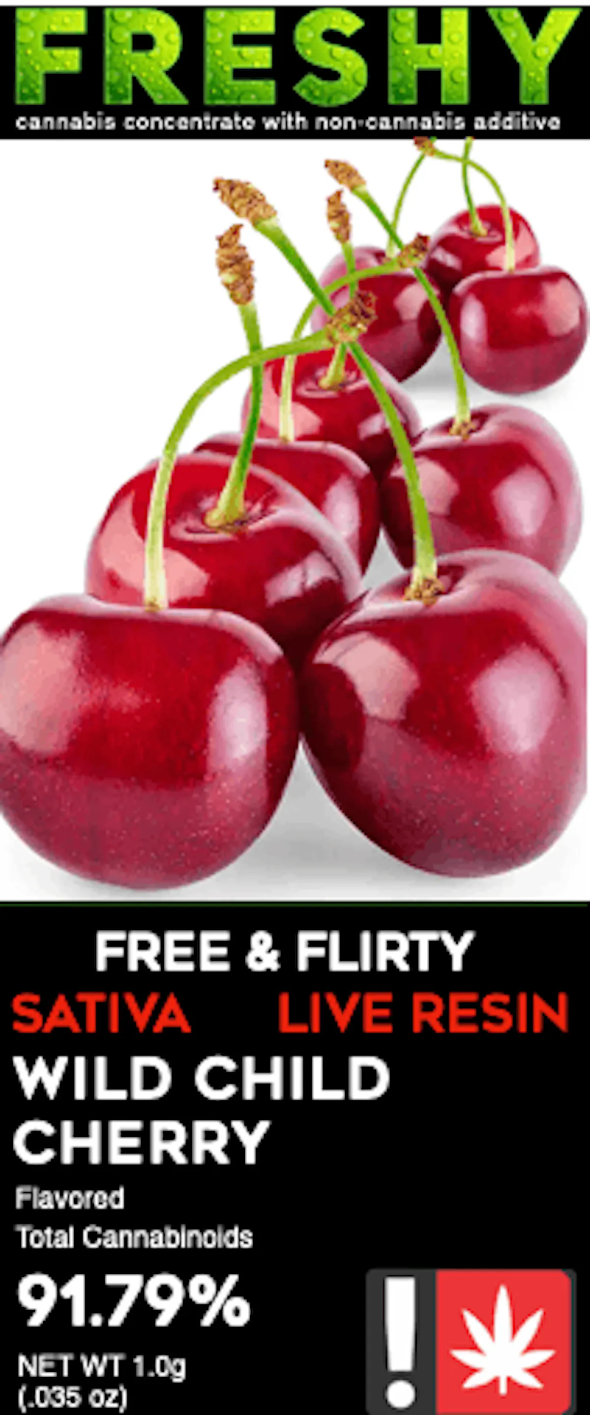 cherry flavour vape Freshy 1g WILD CHILD CHERRY Flavored Live Resin Vape Cartridge 1g  Vaporizers