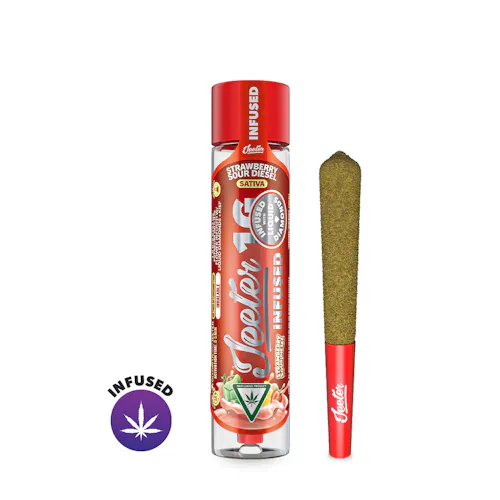 Strawberry Sour Diesel Jeeter Infused Pre-Roll | 1g-active