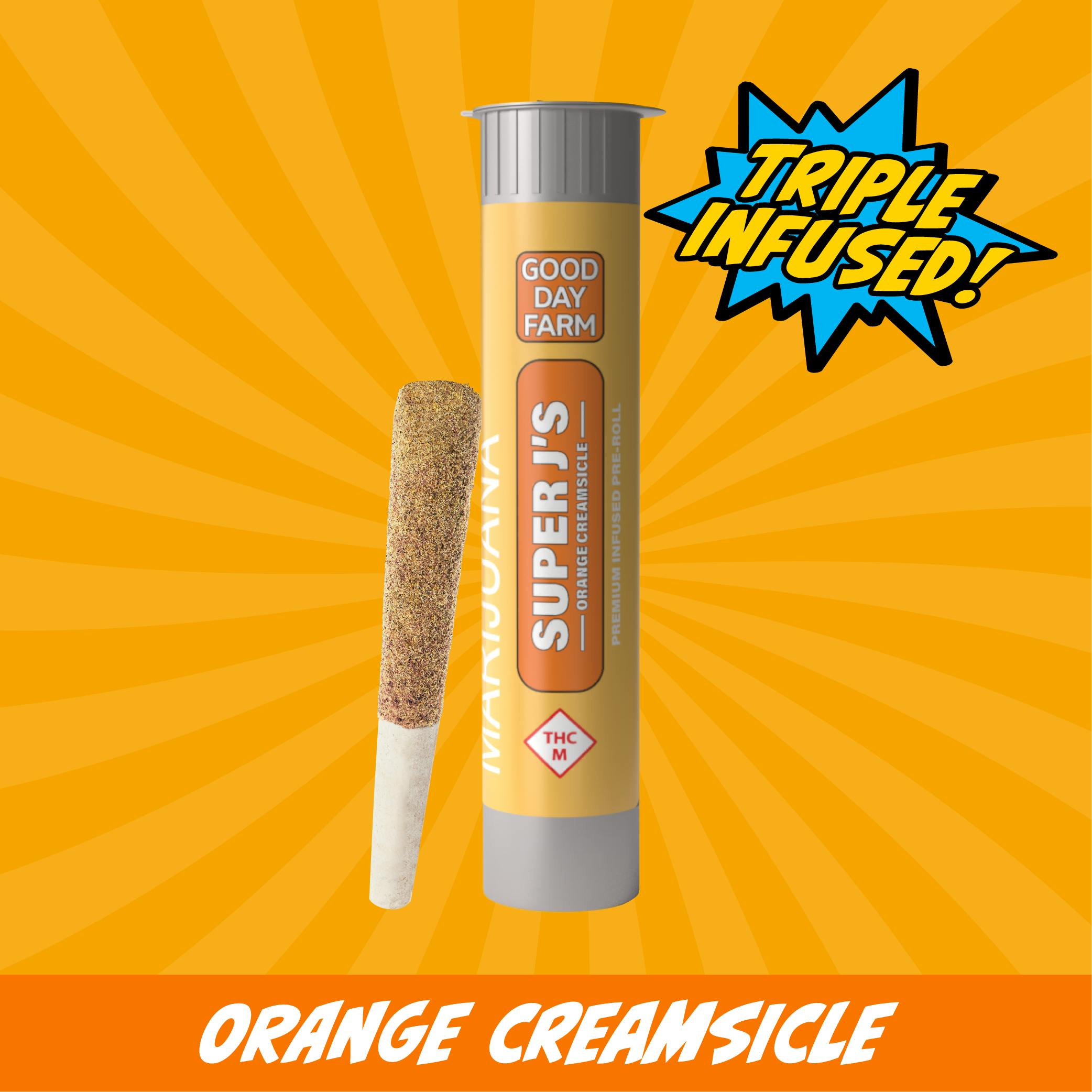 GDF: Infused Pre-Roll | Orange Creamsicle x B. Hope | Super J's