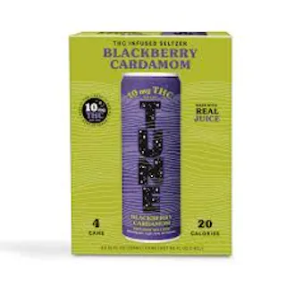 TUNE | BLACKBERRY CARDAMOM | 4 PACK SELTZER