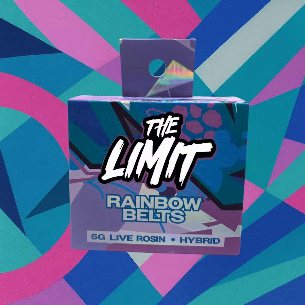 The Limit - 5g Hash Rosin - Rainbow Belts