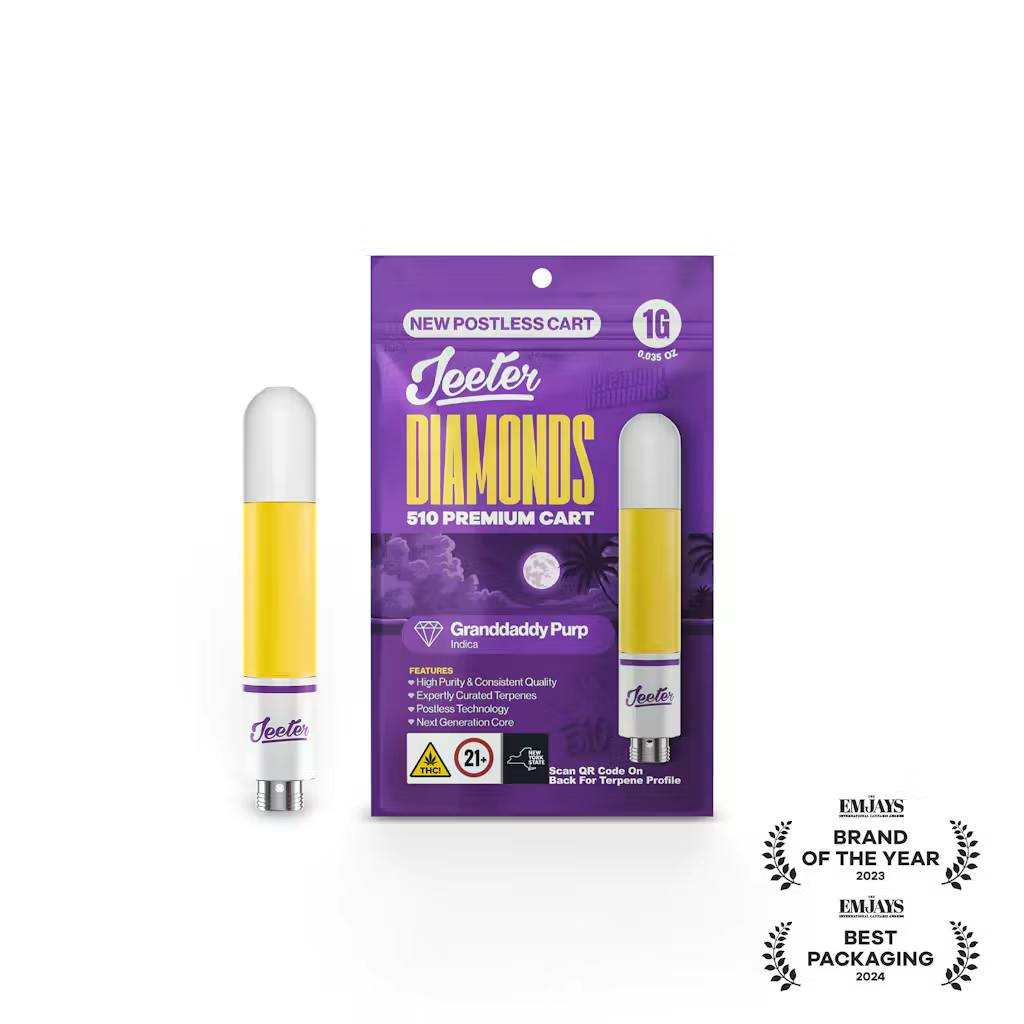 Jeeter - 1g Liquid Diamond Cart - Granddaddy Purp