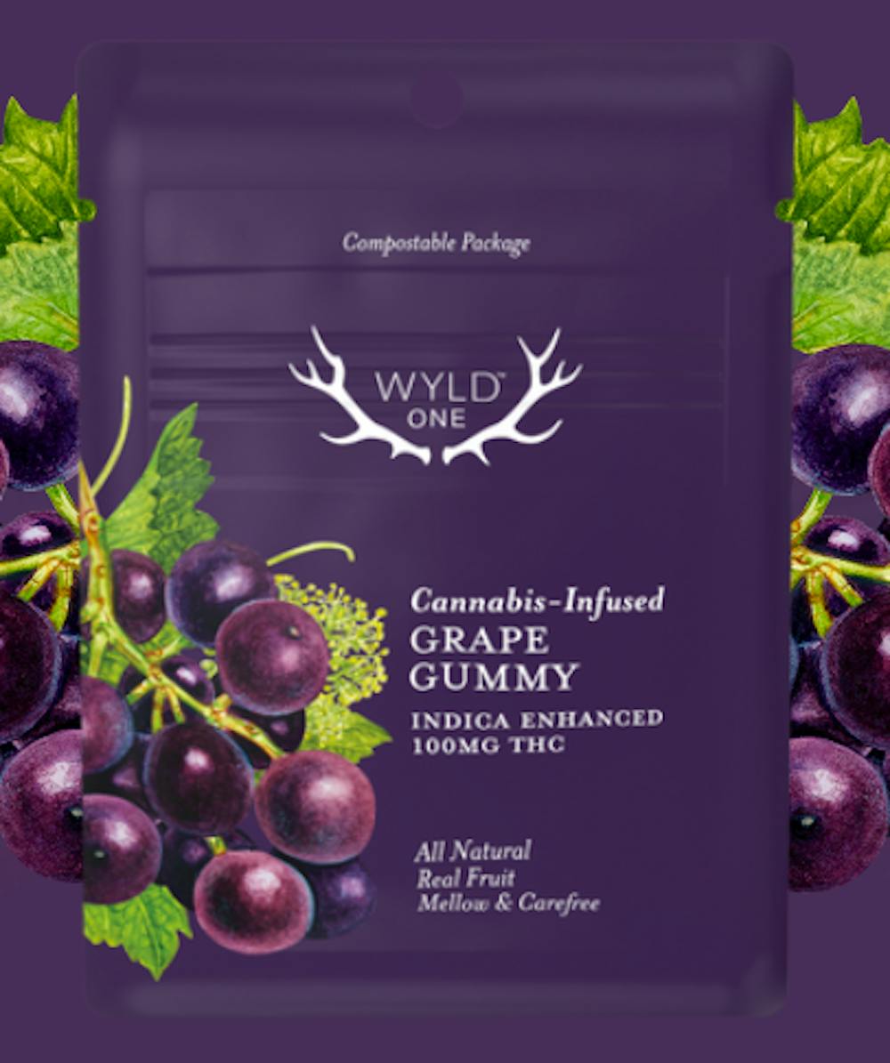 Product Wyld | Grape | 100mg THC 1pc Gummy